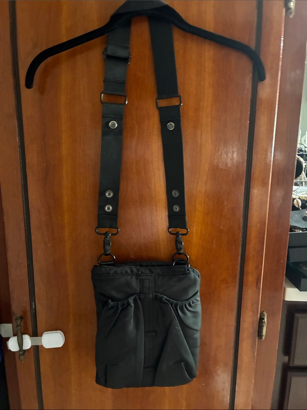 Vintage Baby Cargo stroller diaper messenger bag that clips attach to stroller